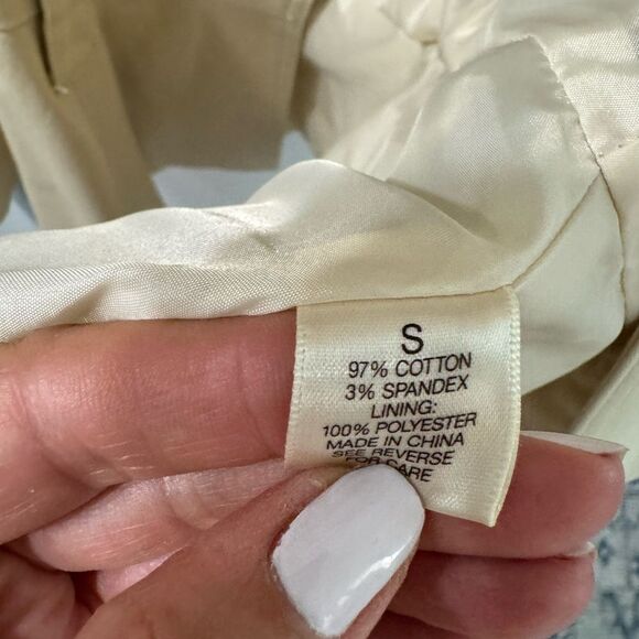 Arden B Women's Blazer Jacket Stretch Tan Cream Small Work Travel Office - Picture 7 of 7